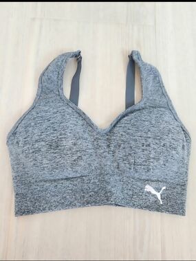 Puma Women's Gray Sports Bra